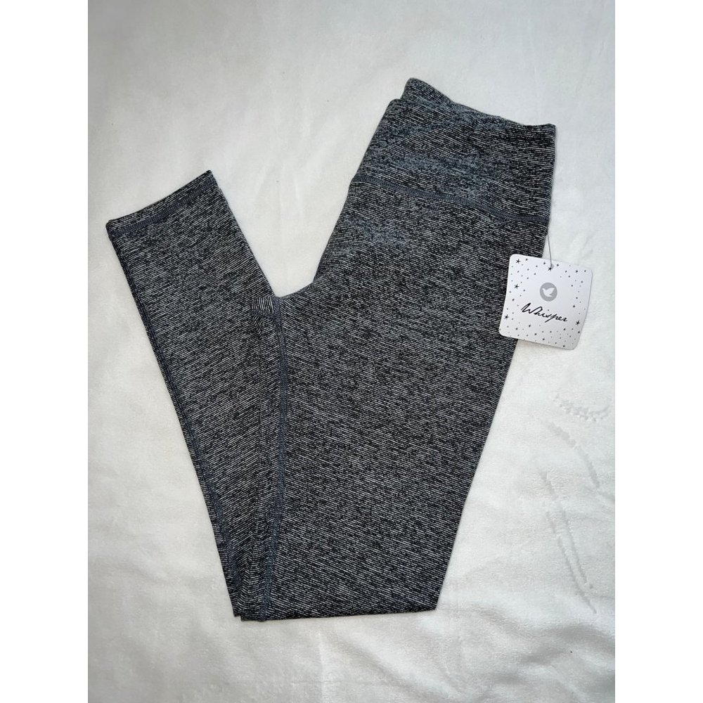 NWT Whisper Grey Stripe Sierra Leggings Size Small